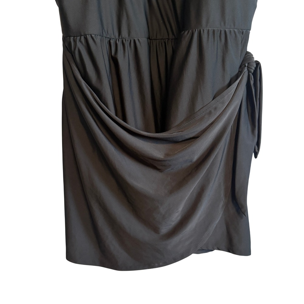 Old Navy Black Side Tie Swim Dress One Piece NWOT Size 3X - Picture 7 of 13